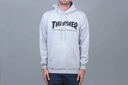 Thrasher Mag Logo Hood Grey / Black