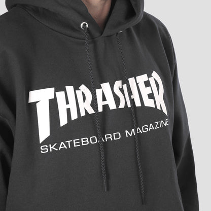 Thrasher Mag Logo Hood Black