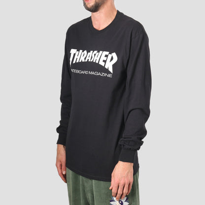 Thrasher Mag Logo Longsleeve T-Shirt Black