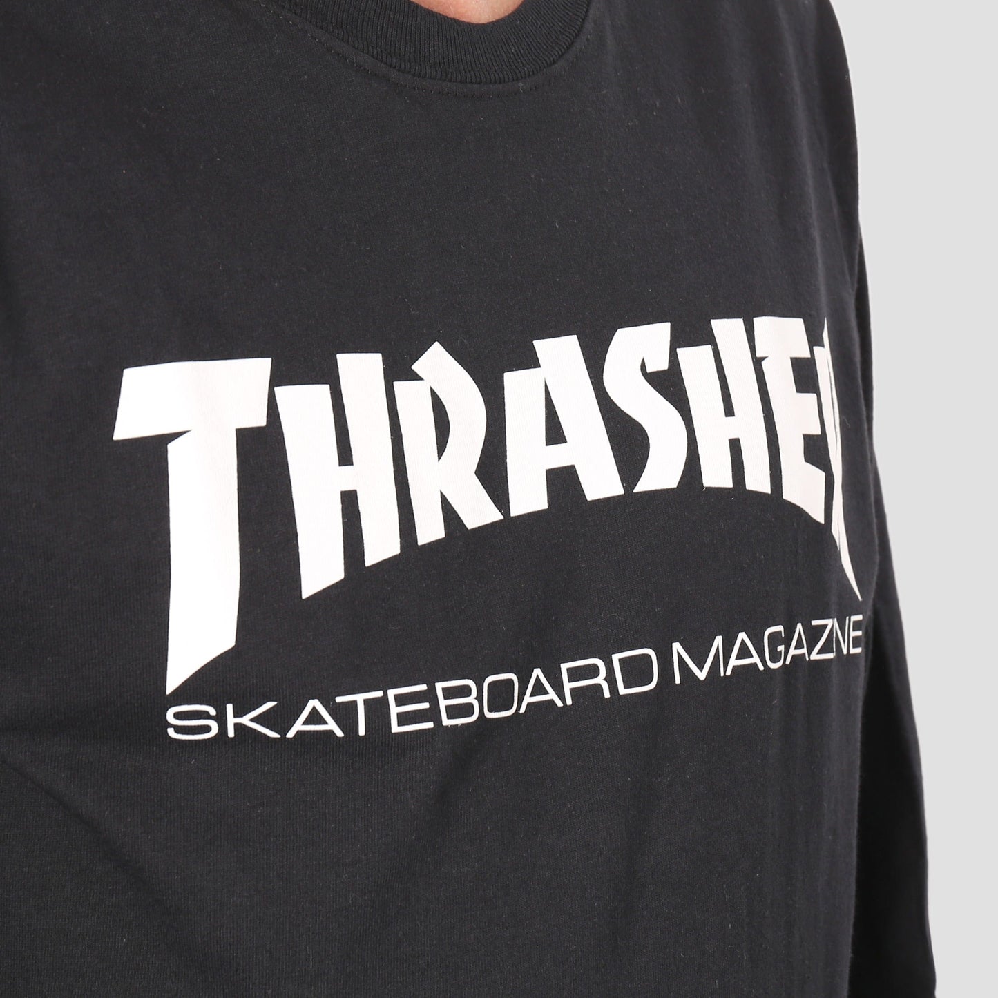 Thrasher Mag Logo Longsleeve T-Shirt Black