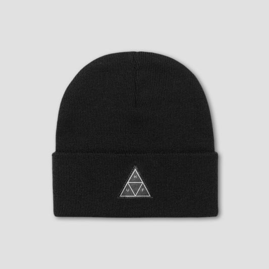 HUF Essentials Triple Triangle Beanie Black