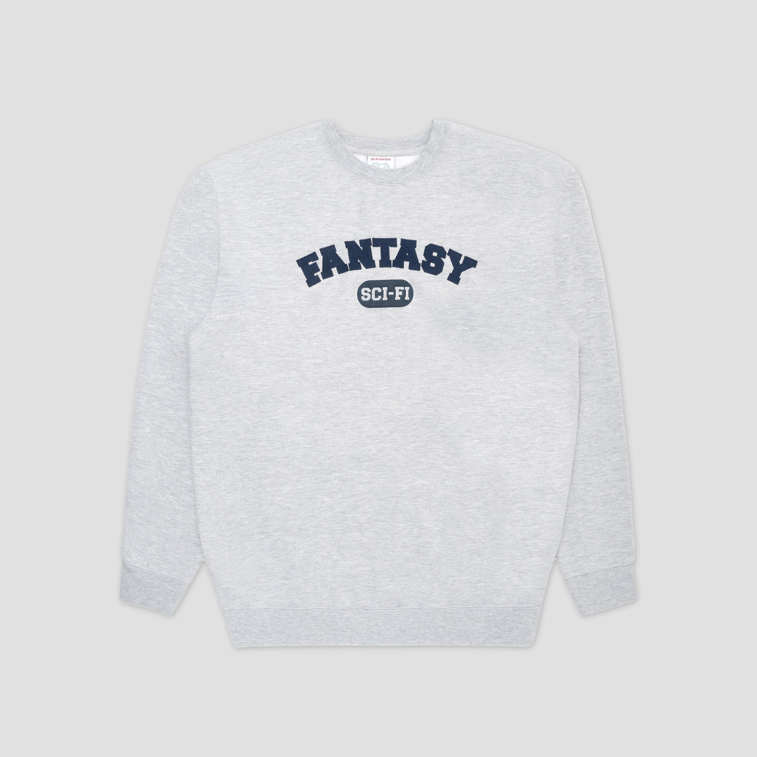 Sci-Fi Fantasy Sci-Fi U Crewneck Fleece Heather Grey