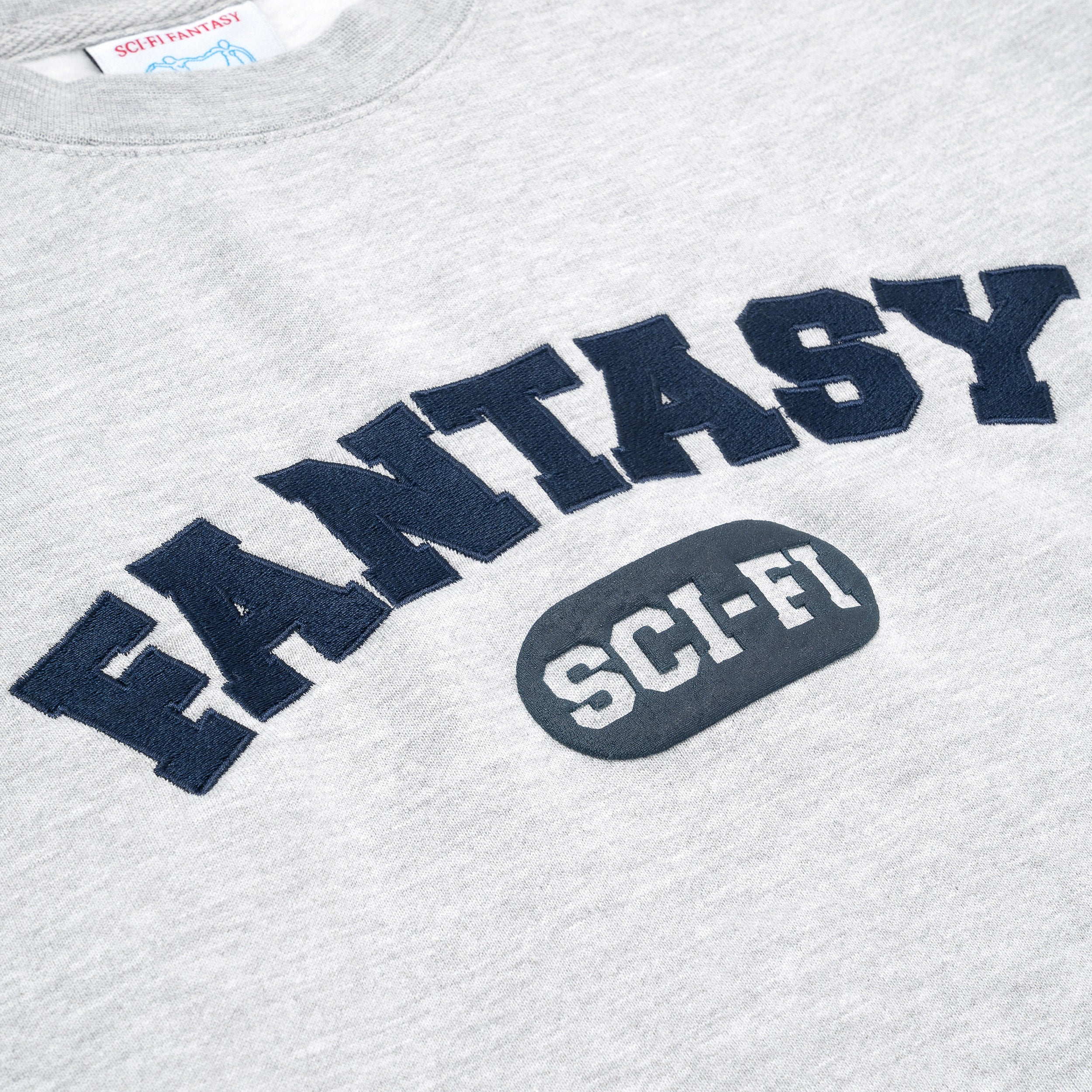 Sci-Fi Fantasy Sci-Fi U Crewneck Fleece Heather Grey