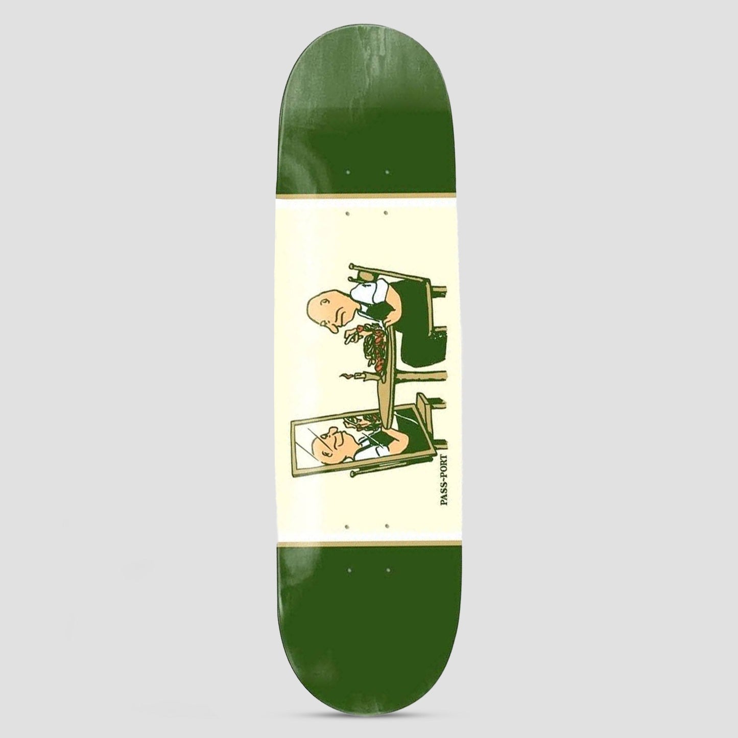 Passport 8.38 Unlucky In Love Series Dinner For One Skateboard Deck