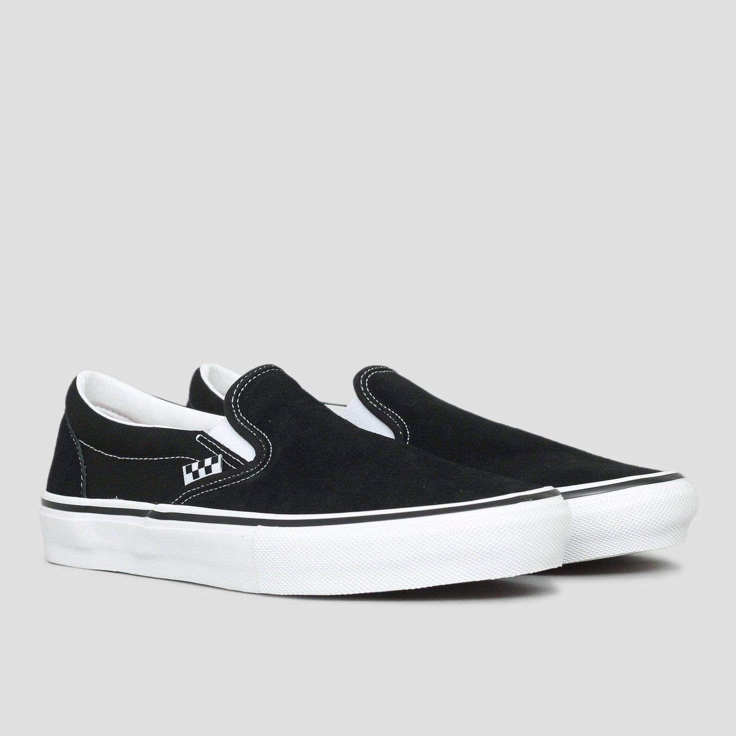 Vans Skate Slip-On Shoes Black / White