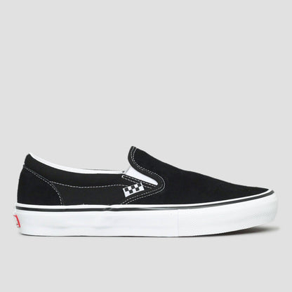 Vans Skate Slip-On Shoes Black / White