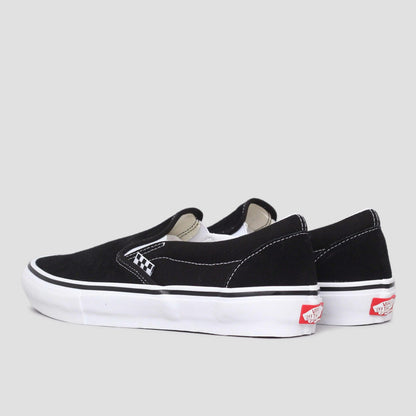 Vans Skate Slip-On Shoes Black / White