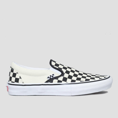 Vans Skate Slip-On Shoes (Checkerboard) Black / Off White