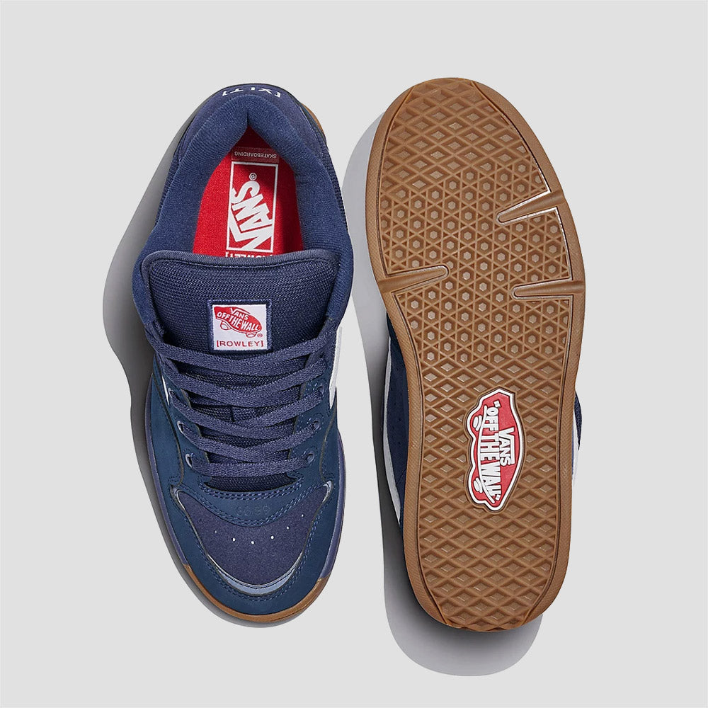 Vans Skate Rowley XLT 25th Skate Shoes Navy Gum