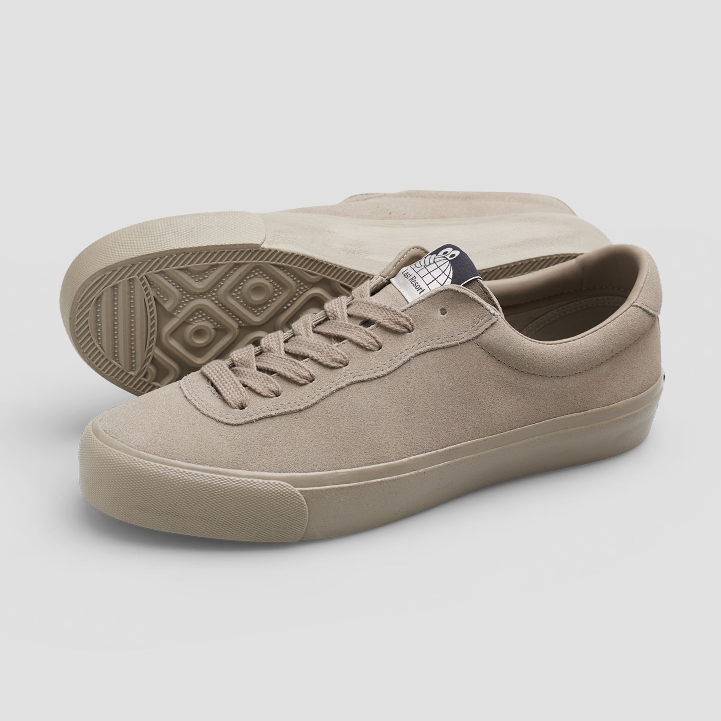 Last Resort AB VM001 Lo Suede Full Dip Silver Birch