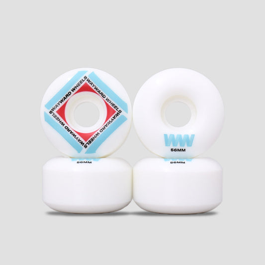 Wayward 56mm Waypoint Wheels White / Blue