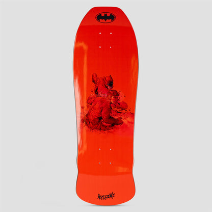 Welcome 10.0 Knockout Red / Black Drip on Early Grab Skateboard Deck