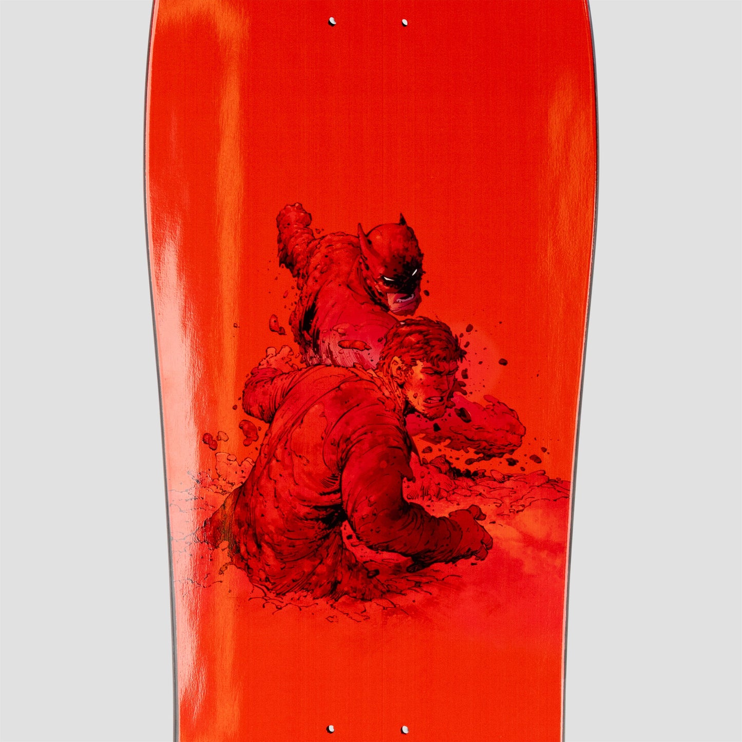 Welcome 10.0 Knockout Red / Black Drip on Early Grab Skateboard Deck