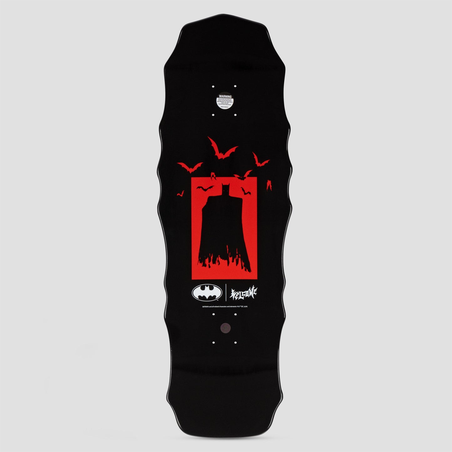 Welcome 10.0 Shadow Series Batmonster on Widow Skateboard Deck