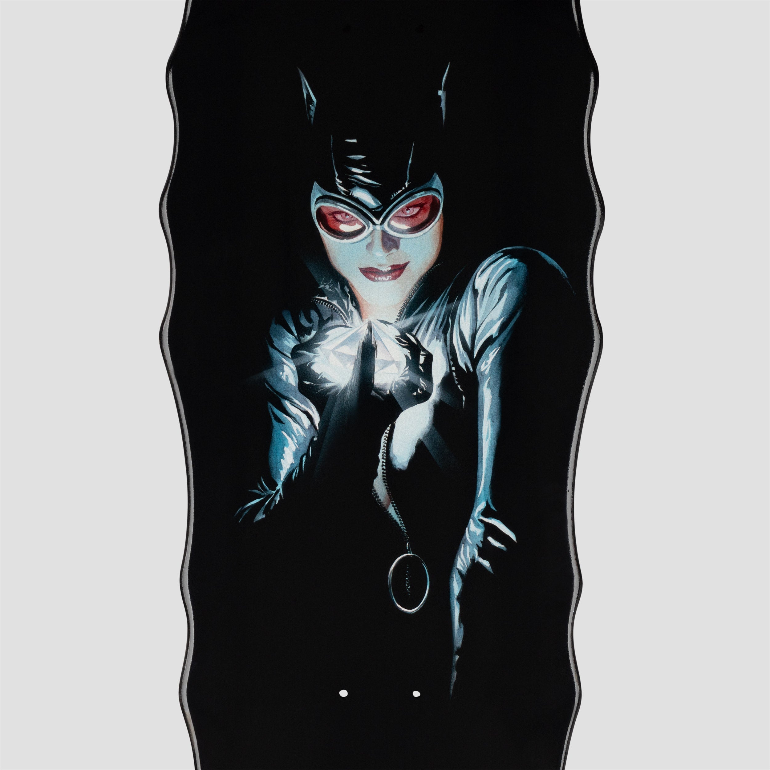 Welcome 10.0 Shadow Series Catwoman on Widow Skateboard Deck