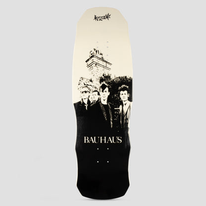 Welcome x Bauhaus 9.85 Portrait on Dark Lord Skateboard Deck Bone