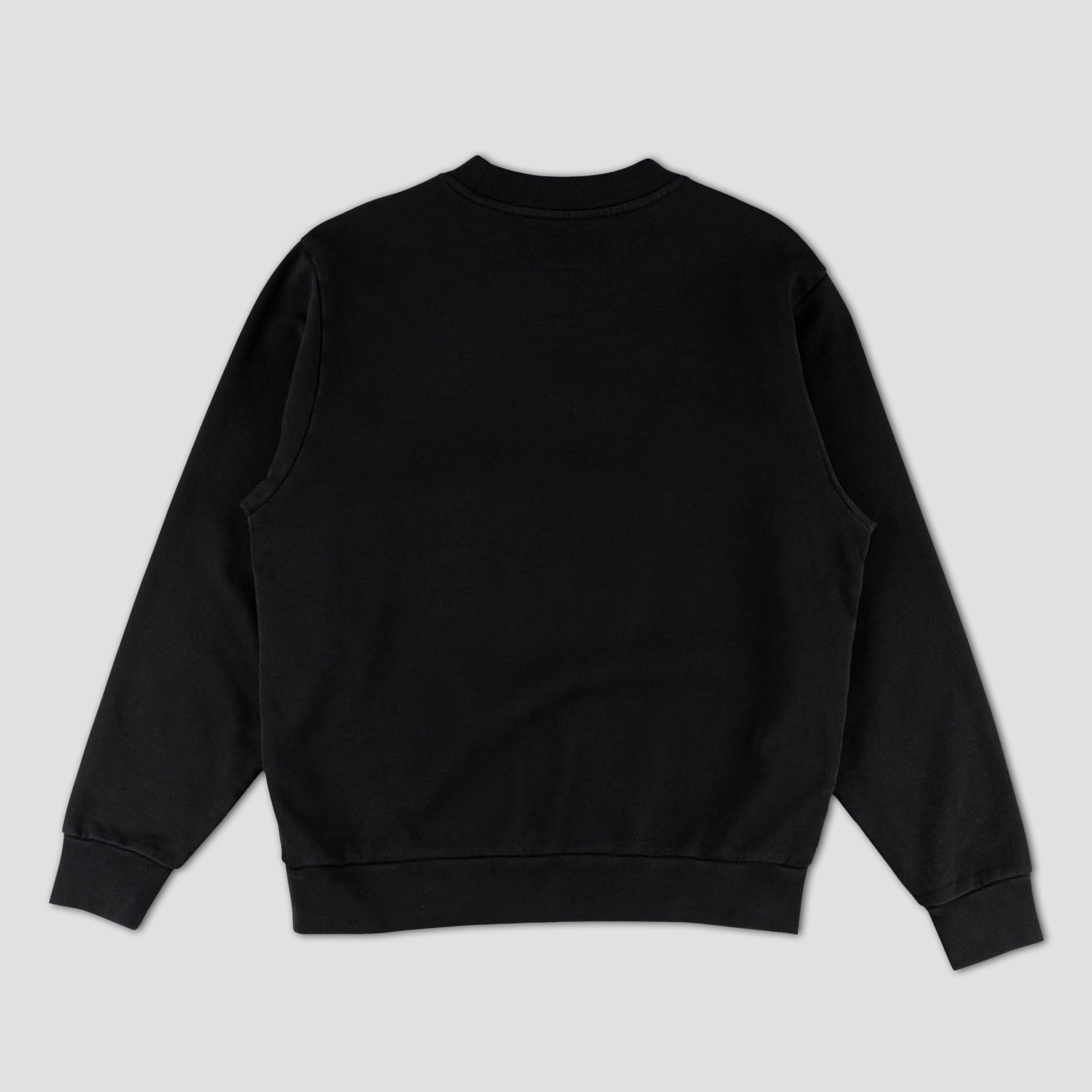Welcome Student Embroidered Pigment Dyed Crew Black