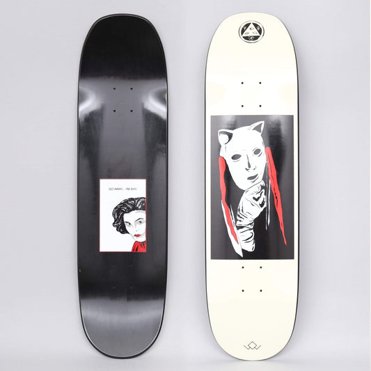 Welcome 8.65 Audrey On Moontrimmer 2.0 Skateboard Deck Black Dip / Bone