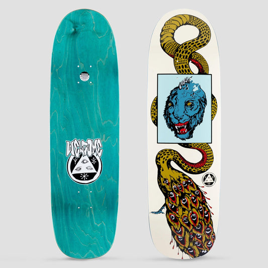 Welcome 9.25 Glam Dragon on Boline Skateboard Deck Bone