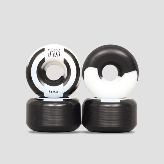 Orbs 54mm 99A Apparitions Splits Wheels Black / White