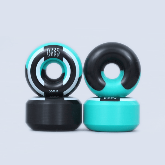 Orbs 56mm 99A Apparitions Wheels Teal / Black