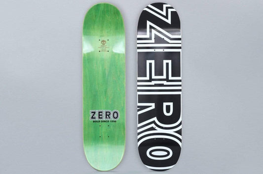 Zero 8.25 Bold Skateboard Deck Black / White