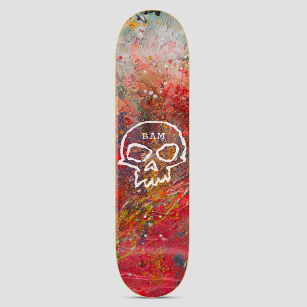 Zero X Bam Margera 8.25 Single Skull Skateboard Deck
