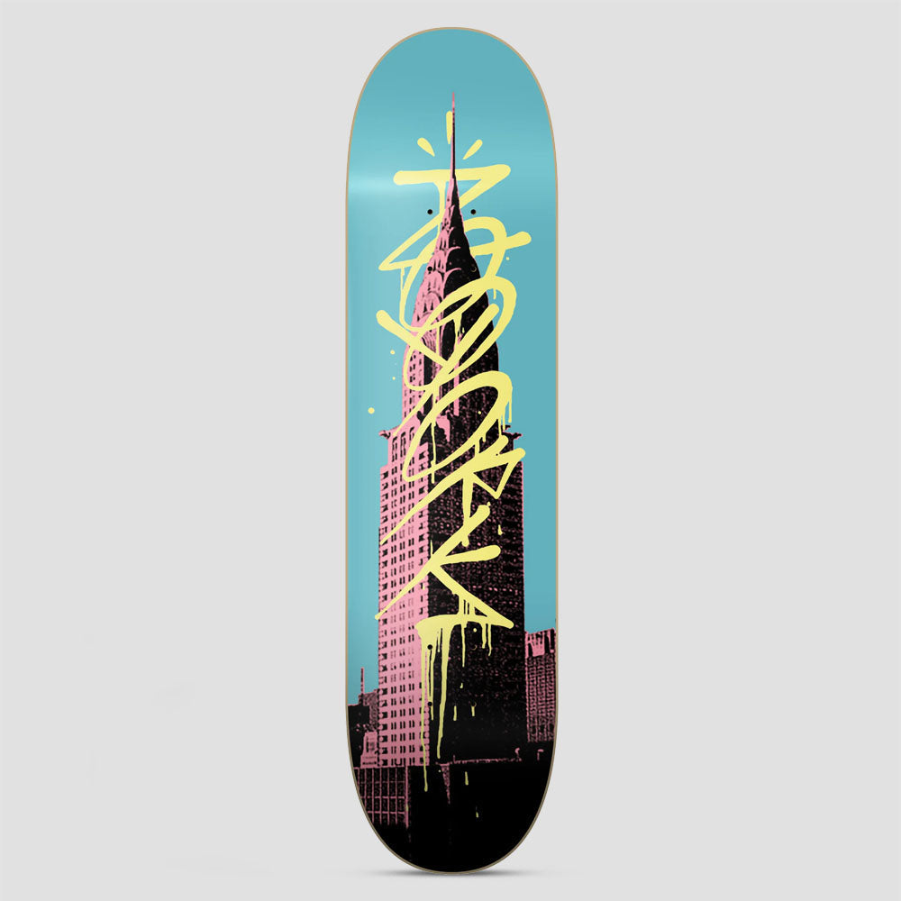 Zoo York 8.25 Chrysler Tag Pop Skateboard Deck Multi