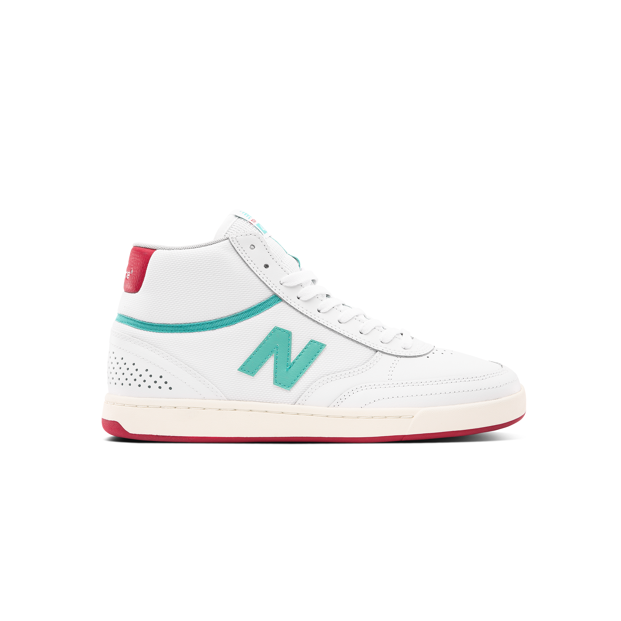 New Balance Numeric 440 HI Tom Knox Skateboard Shoe - White/Aqua